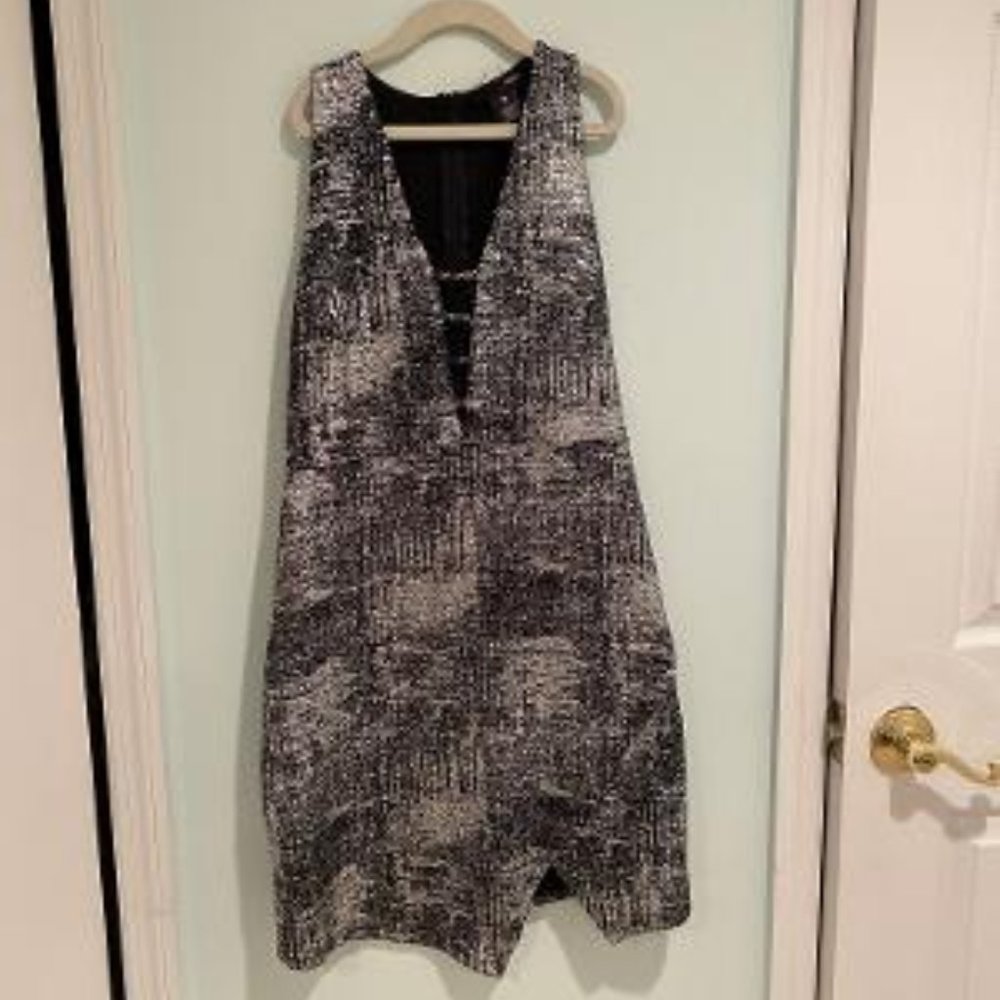 Aqua Junior's Silver Dress - Size Large